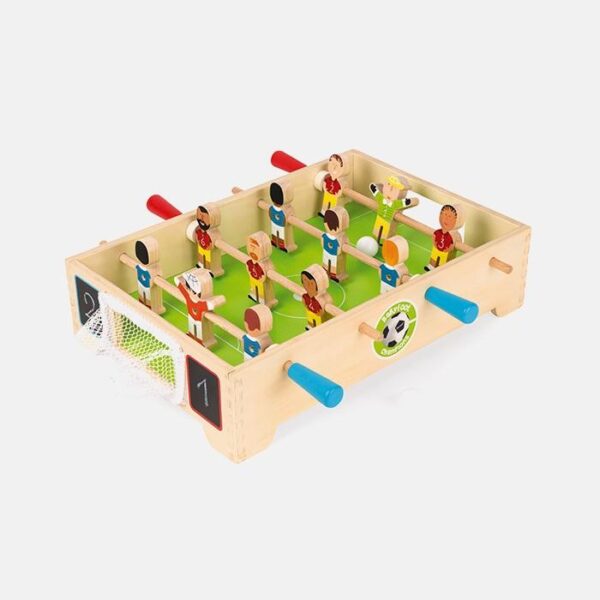 Mini masa de fotball, Janod, din lemn, 3 ani+