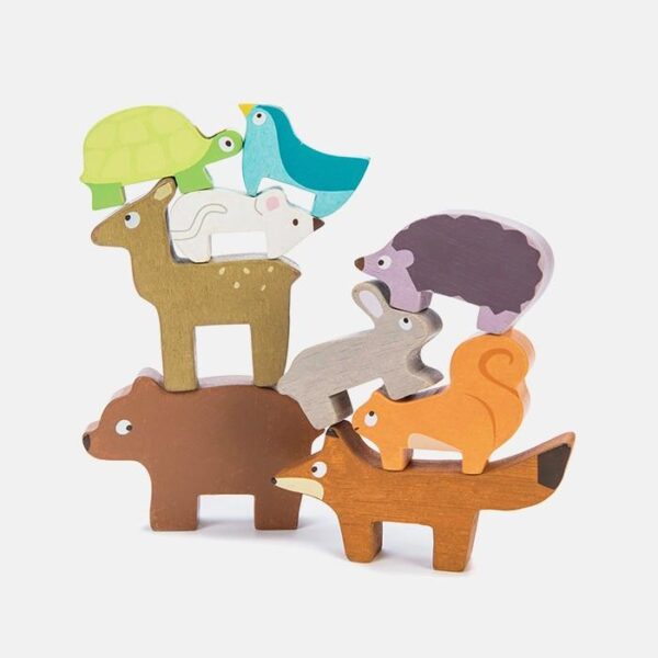 Jucarie de stivuit, Le Toy Van, animale din padure, 18 luni+