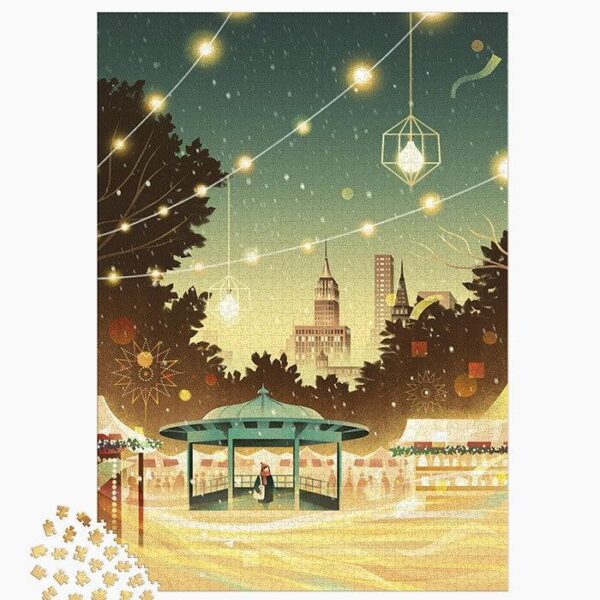 Puzzle New York, Janod, 2000 piese, 10 ani+