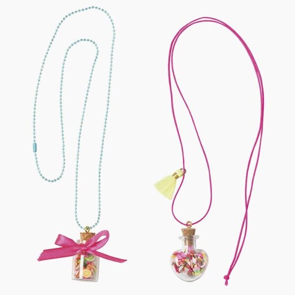 Set creativ, Janod, pentru creat 2 lantisoare, 7 ani+