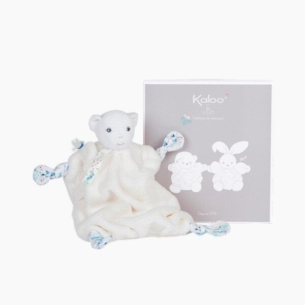 Jucarie doudou, Kaloo, Ursulet, ivoire, 22 cm