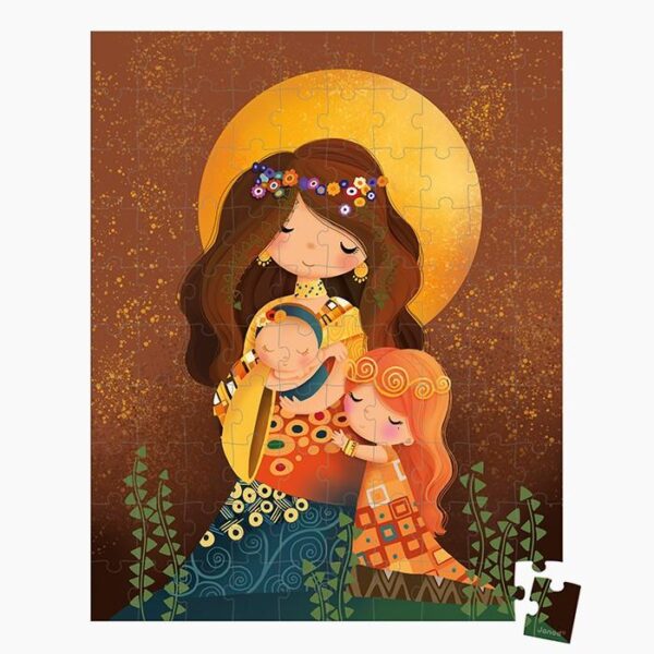 Puzzle Pictura lui Klimt, Janod, 100 piese, 6 ani+