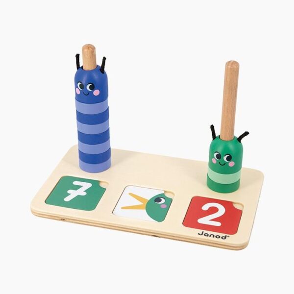Joc educativ, Janod, compune si compara numerele, 3 ani+