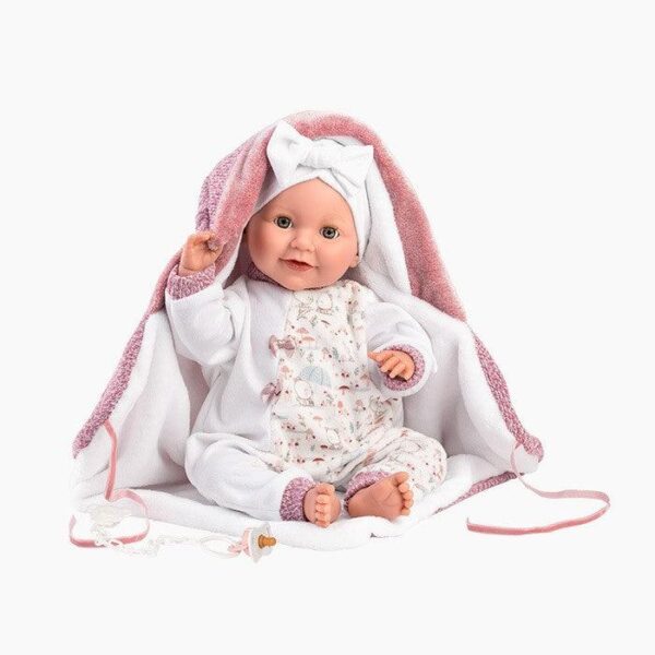 Papusa Llorens, Heidi, cu ochi care se inchid, cu sunete, 42 cm