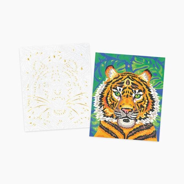 Set de pictura, Janod, Feline, urmareste numerele, 7 ani+