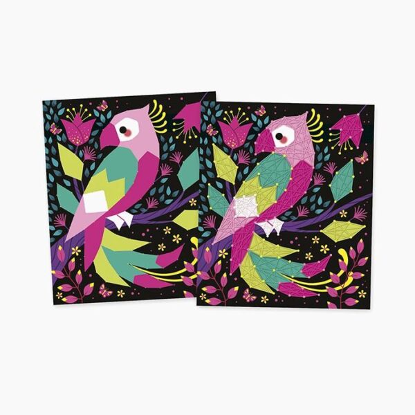 Set creativ, Janod, String Art, Animale din jungla, 8 ani+