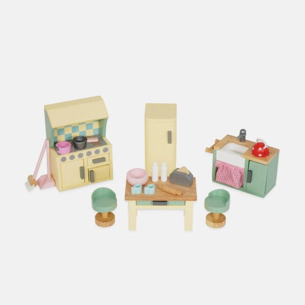 Mobilier pentru casuta, Le Toy Van, bucatarie Daisylane, din lemn