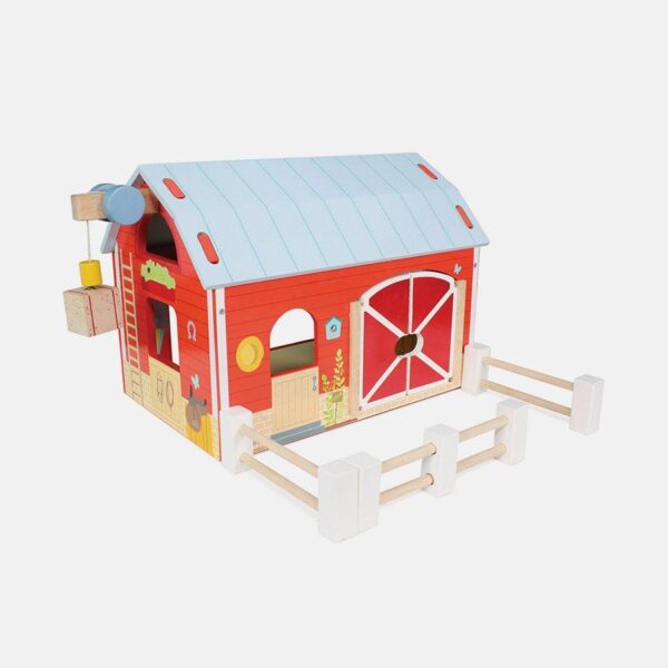 Hambar din lemn, Le Toy Van, rosu
