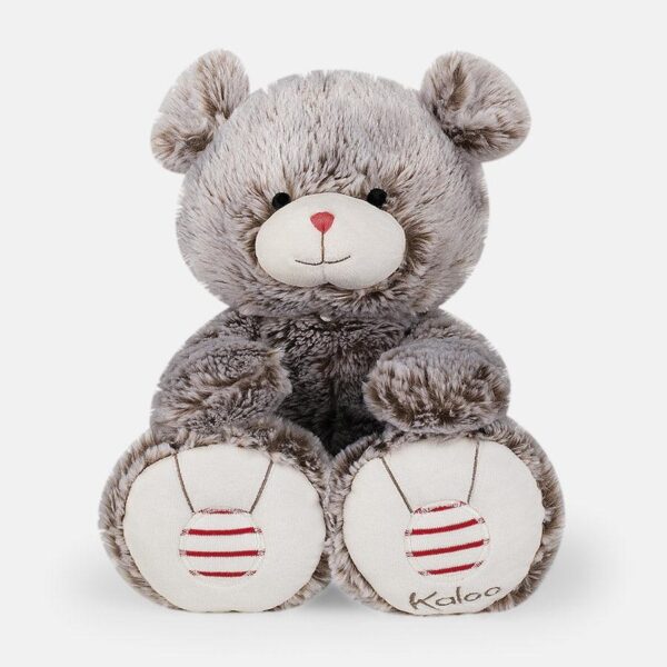 Jucarie de plus, Kaloo, urs, gri, 38 cm