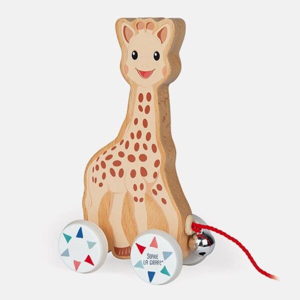 Jucarie de tras, Janod, Sophie La Girafe, maro