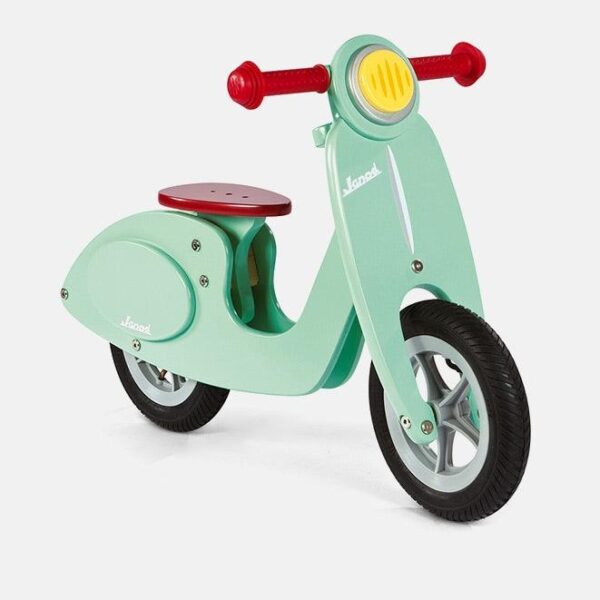 Scooter din lemn, Janod, mint, 2-5 ani