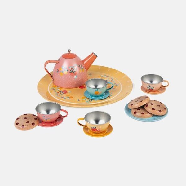 Set pentru ceai, Janod, din metal, 15 piese