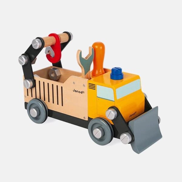 Camion din lemn, Janod, Brico'Kids, de construit