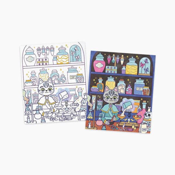 Set pentru pictura, Janod, Magic School, 7 ani+