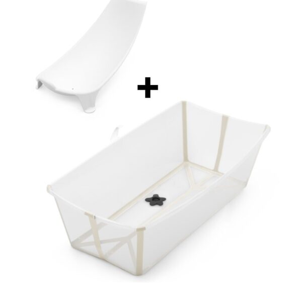 Cadita bebe pliabila X-Large 0-6 ani- Stokke Flexi bath cu suport nou nascuti