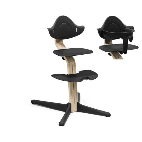Scaun de masa pentru copii Stokke® Nomi® lemn fag cu babyset