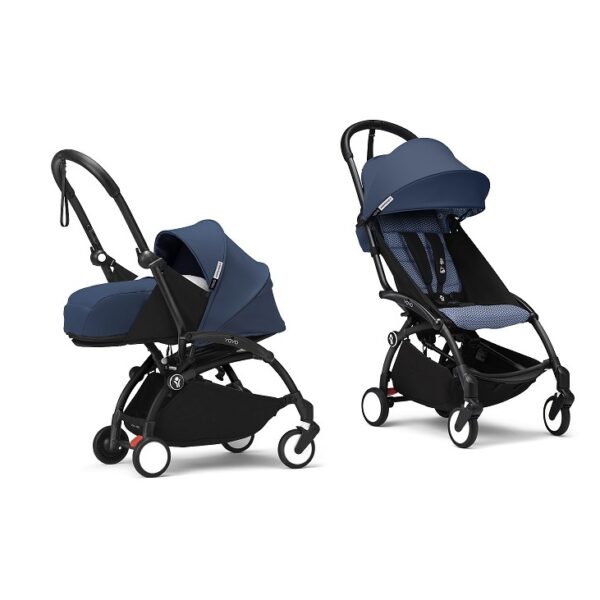 Carucior 2 in 1 pentru copii Stokke YOYO³, pachet nou nascut si pachet 6 luni+ Air France
