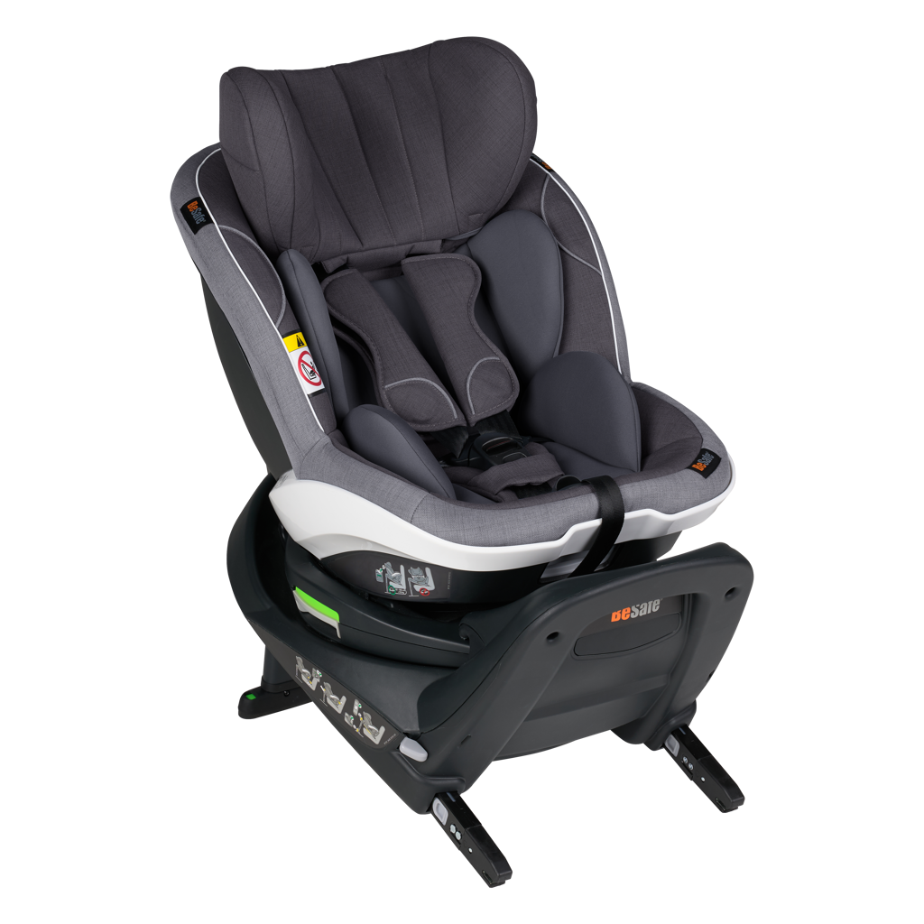 Scaun auto rotativ iZi Twist i-Size Gri Metallic Mélange